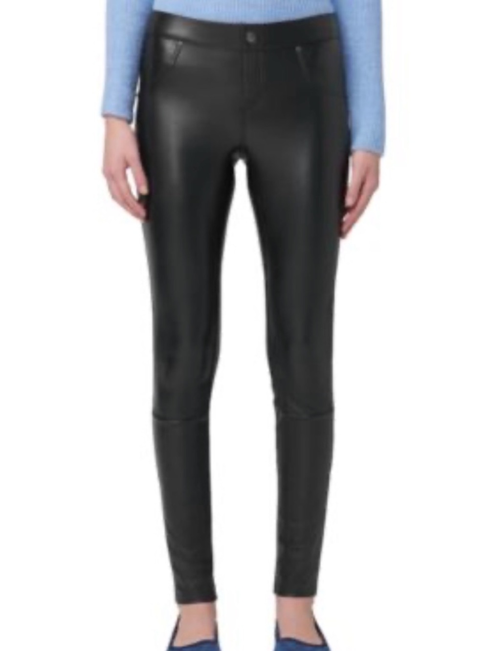 HUE Faux Leather Leggings – Size XS – Black